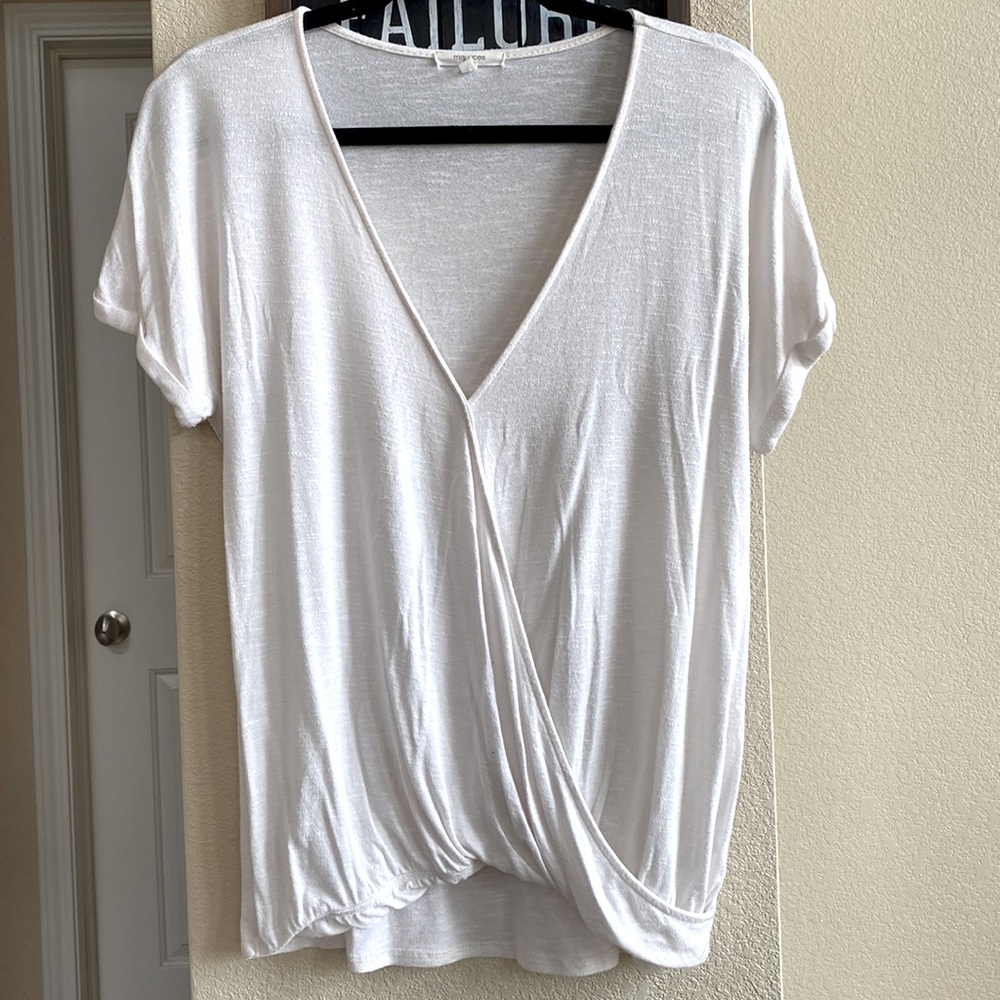🫶Front Cross Drape Blouse🫶